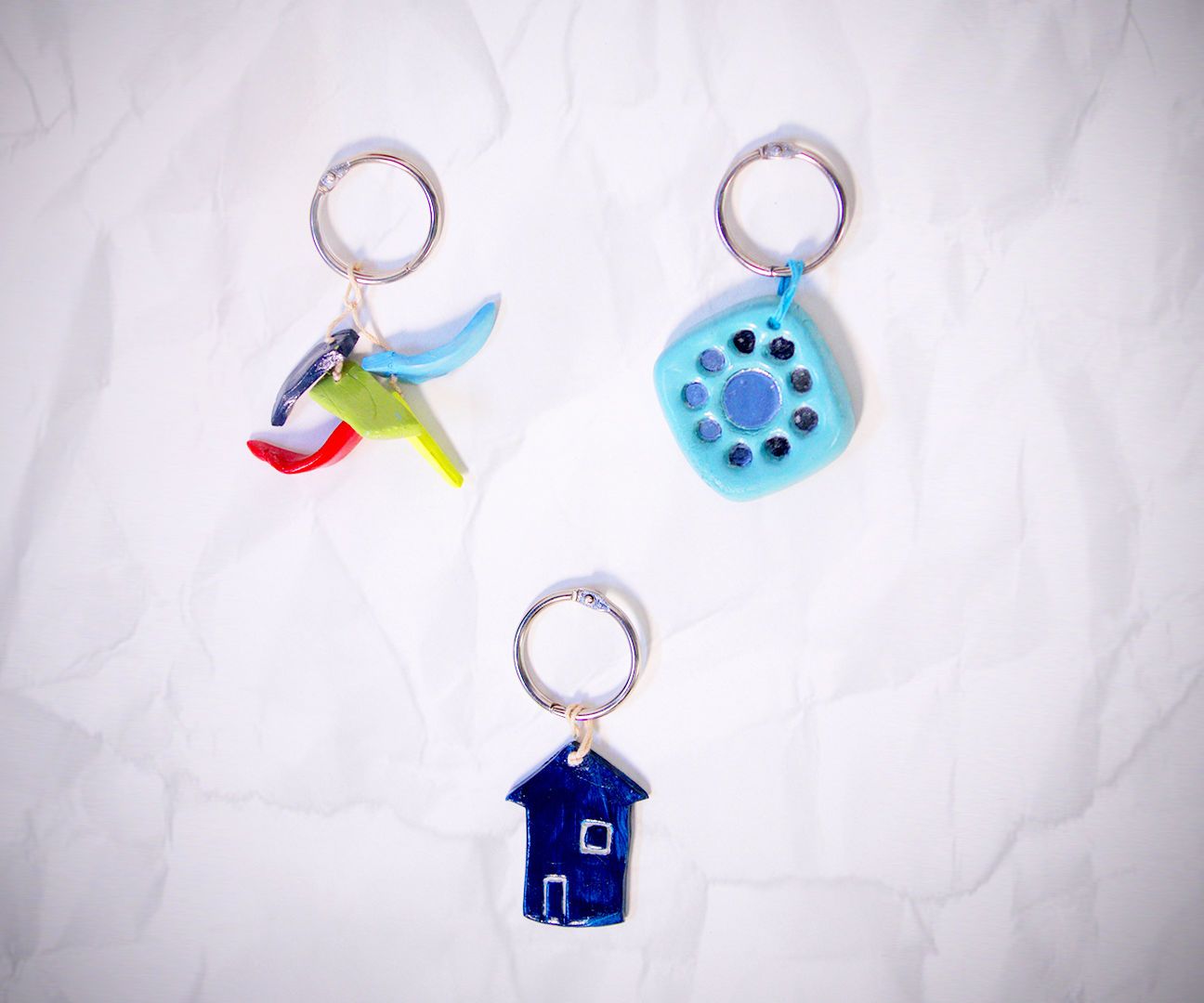 DIY Crafts : How to Make Clay Keychains 