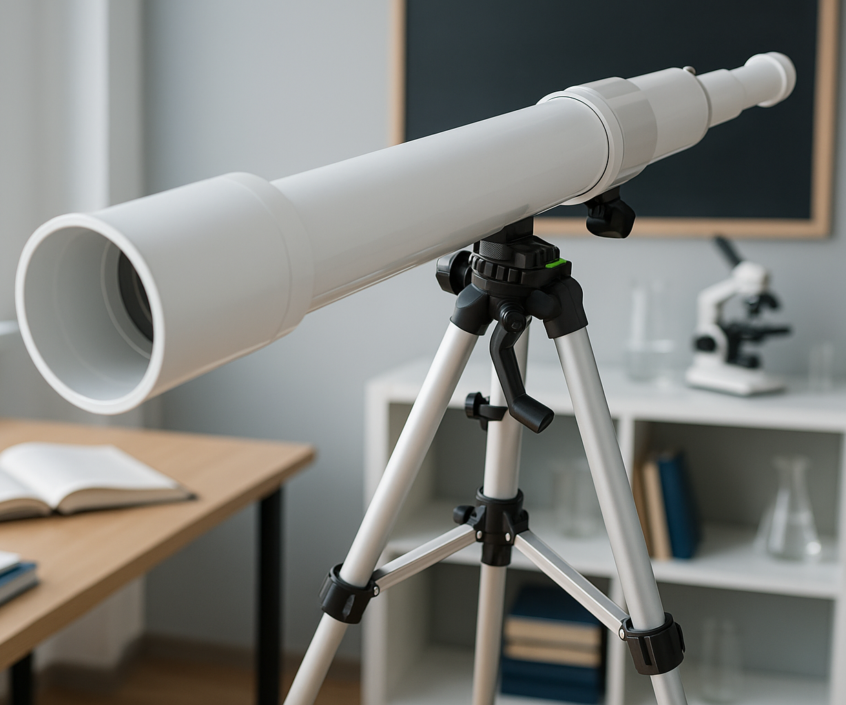 DIY PVC Refracting Telescope for Stargazing