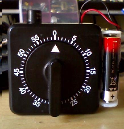 Analogue Timer Switch - using an old egg timer