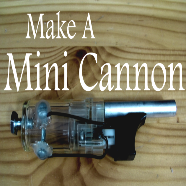 How to Make a Mini Cannon From a BBQ Lighter
