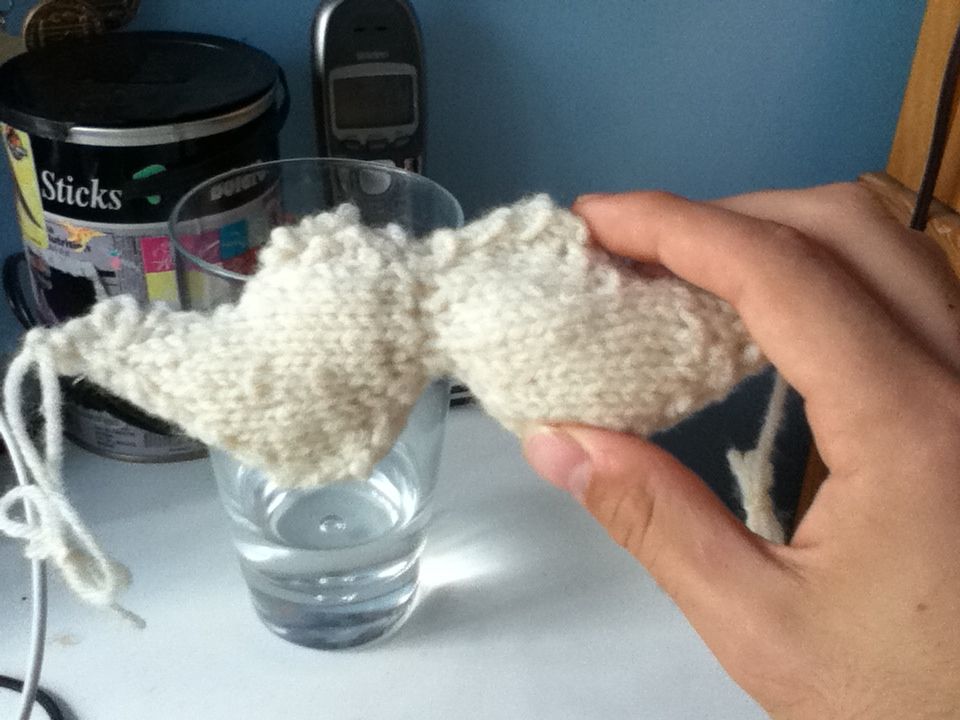 Knitted Mustache (Built Using Holly2's Instructable)