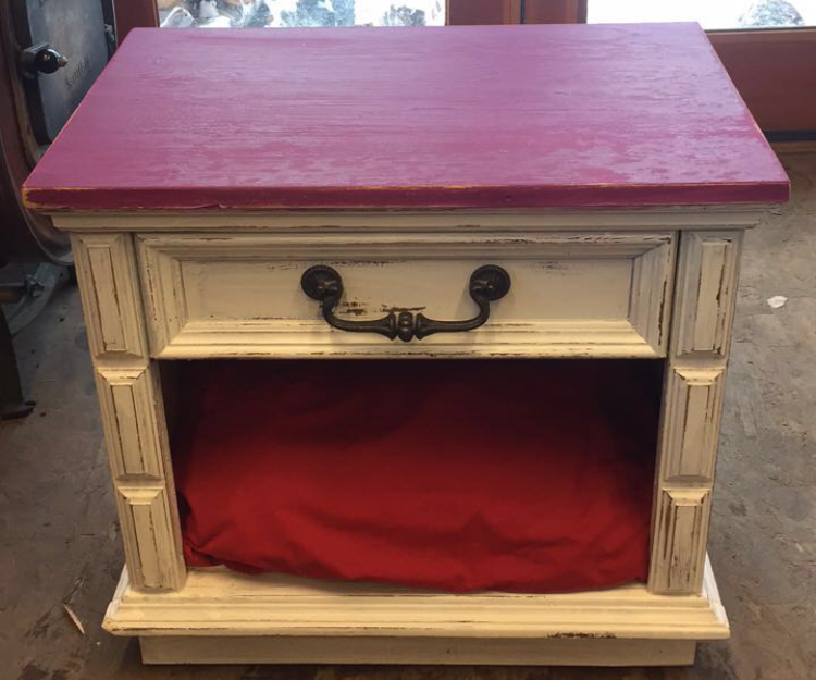 DIY Night Stand to Pet Bed