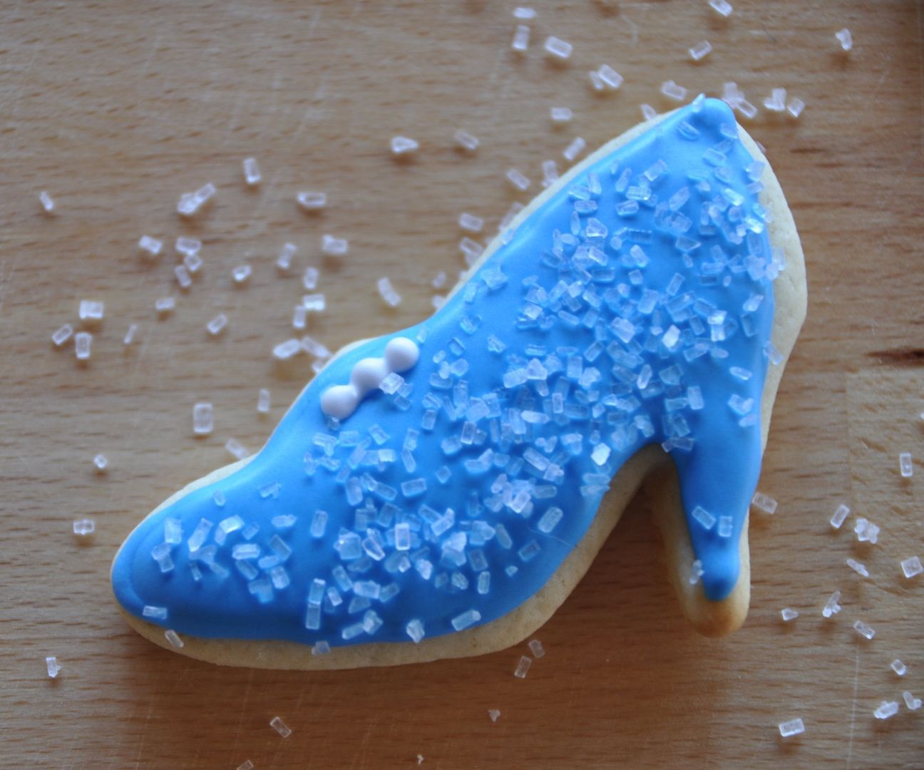 Cinderella Glass Slipper Cookies