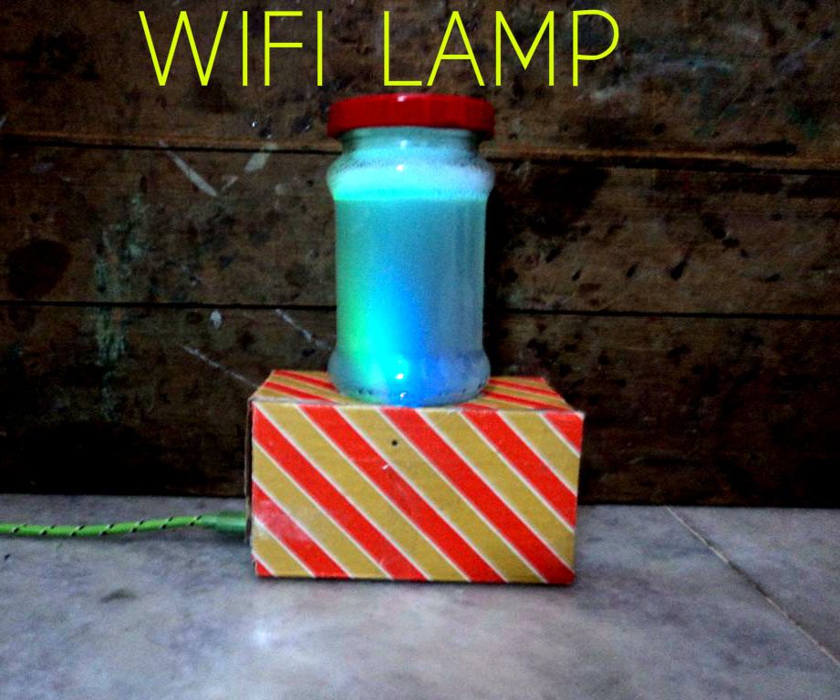 Wi-Fi Controlled Lamp 