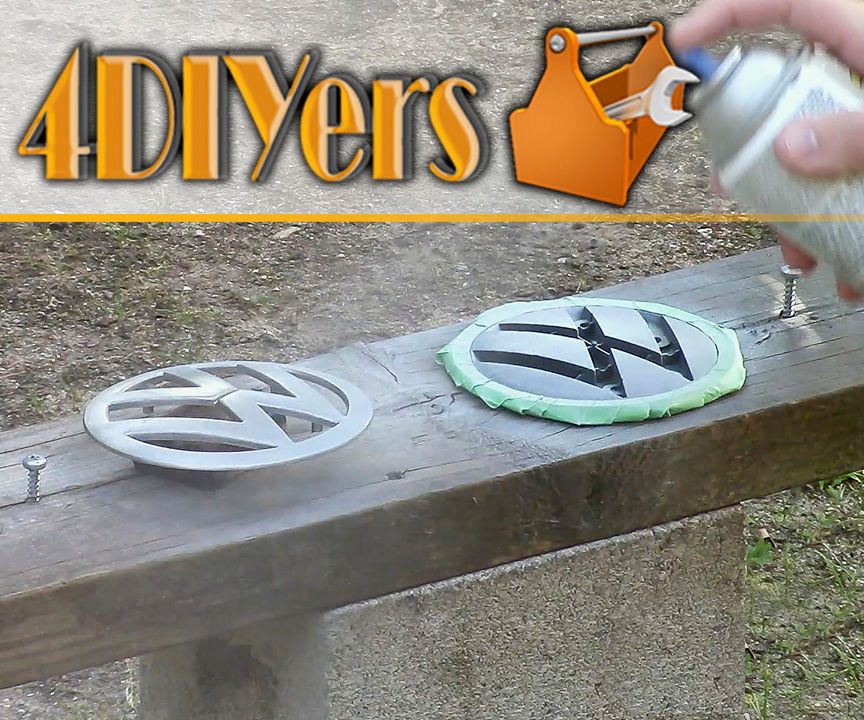 Volkswagen Golf MKIV Hatch Emblem Disassembly & Painting