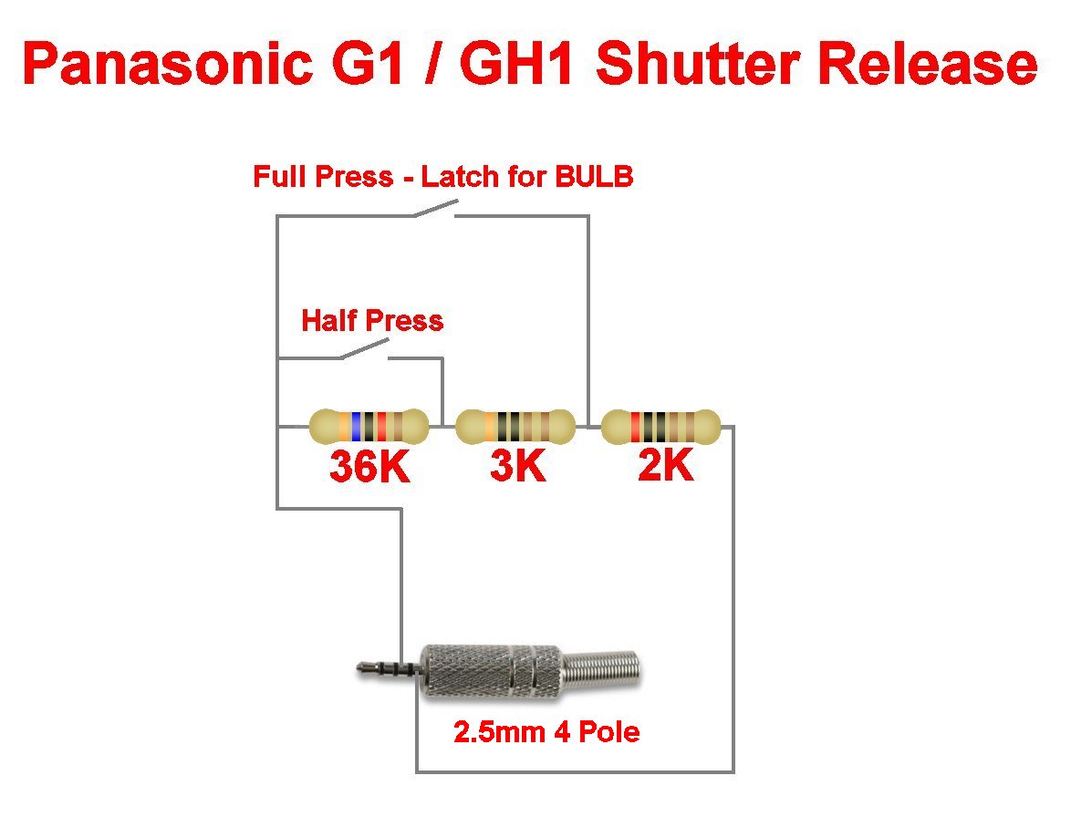 Panasonic G1 / GH1 Remote Shutter Release