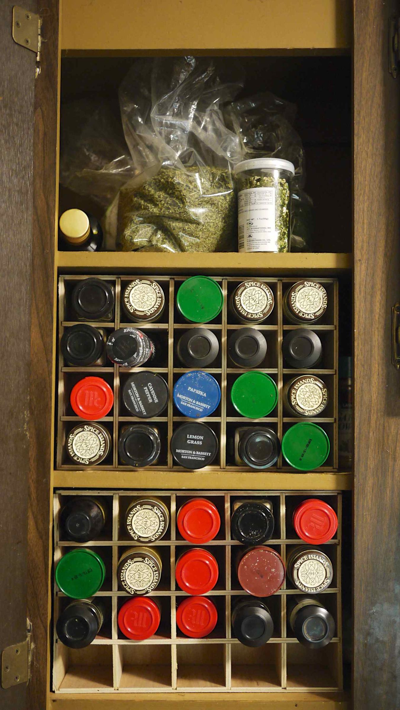 A Cupboard Spice Organizer - Made at Techshop