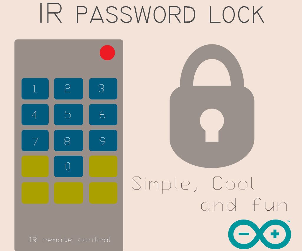 Arduino IR Password Lock DIY