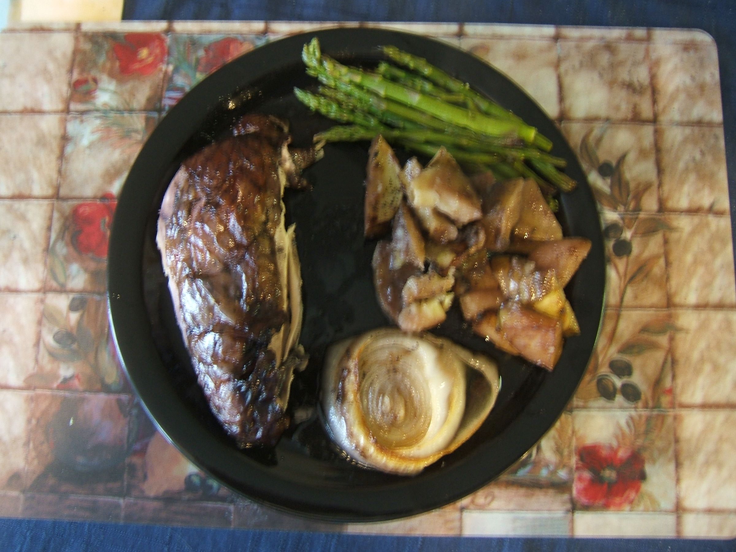 Merlot Chicken , Slow Roasted