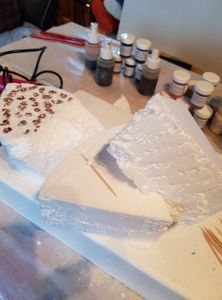 Assemble the Styrofoam Pieces