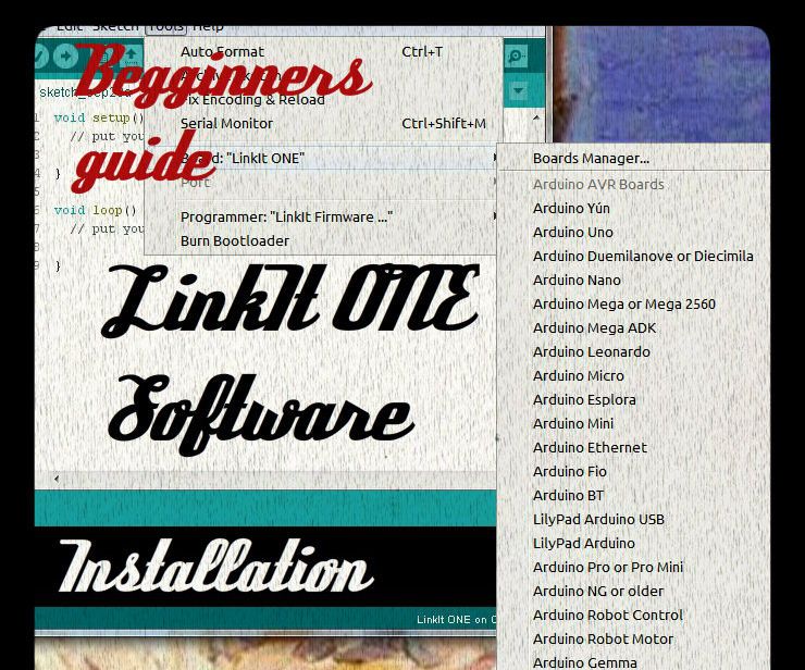 LinkIt ONE Installation Guide for Windows
