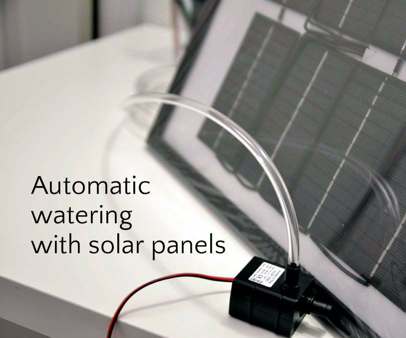 Budget Off-grid Automatic Watering With Solar Panels
