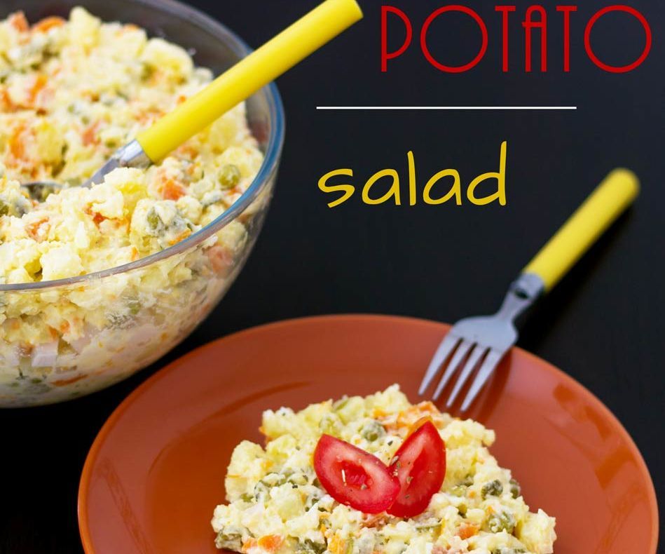 Creamy Potato & Ham Salad