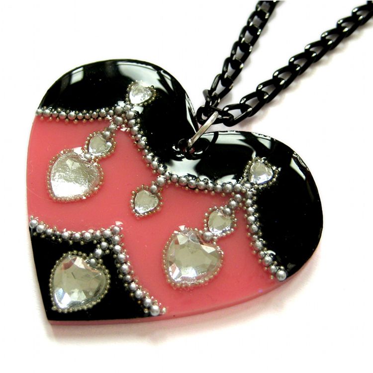Sparkling Hearts Necklace