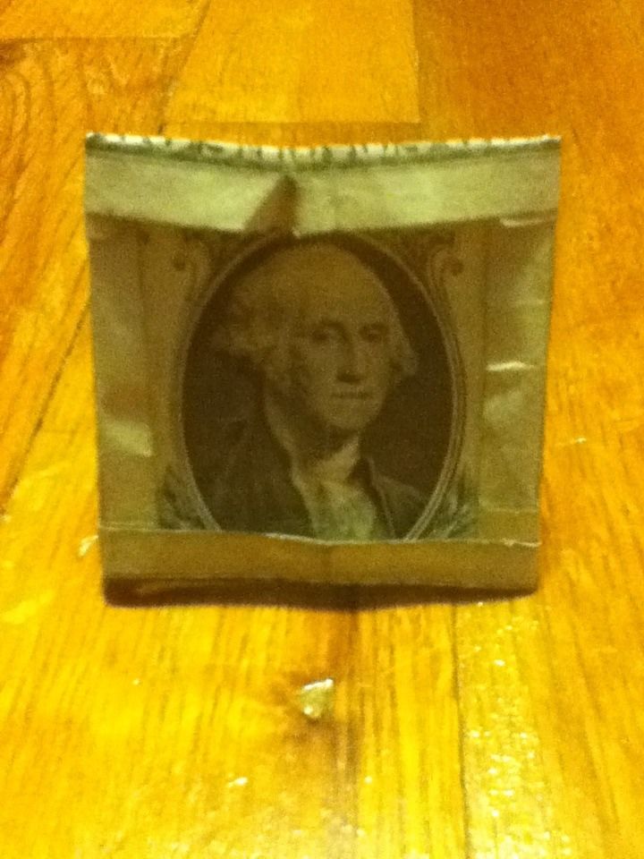 Origami Dollar (Washington Portrait)