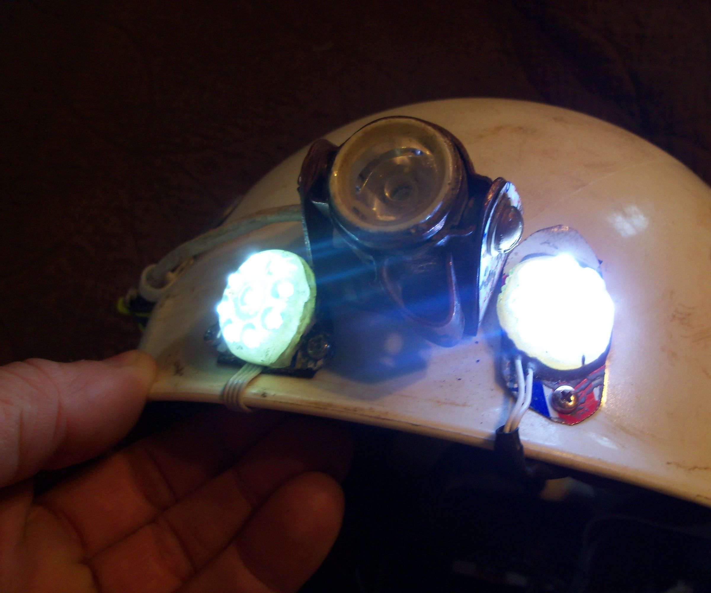 Cheap LED Flashlight to Headlamp Conversion