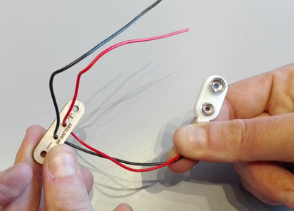 Building "9V Battery" and "Buzzer"