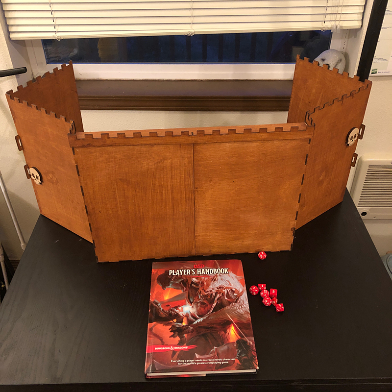 Dungeon Master Screen (with Storage Space) : 4 Steps - Instructables