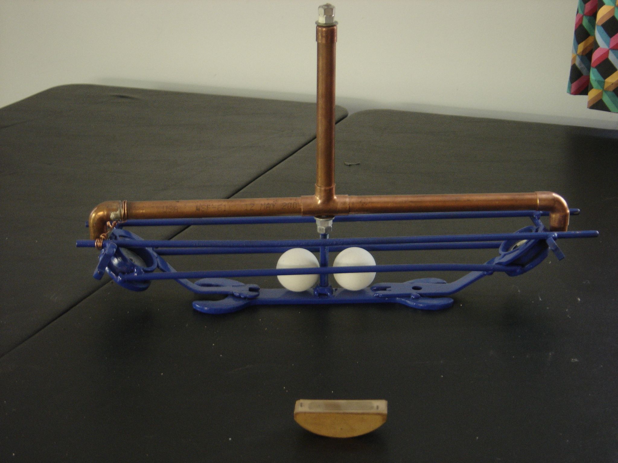 Rusty Wrenches + Ping Pong Balls = Centrifugal Toy