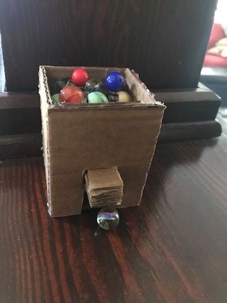 gumball cardboard