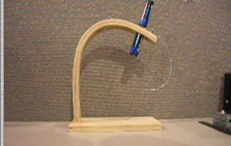 Bent Wood Homopolar Motor