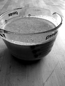 Make the Flour + Hot Custard Mix