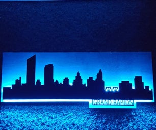 LED Backlit Skyline