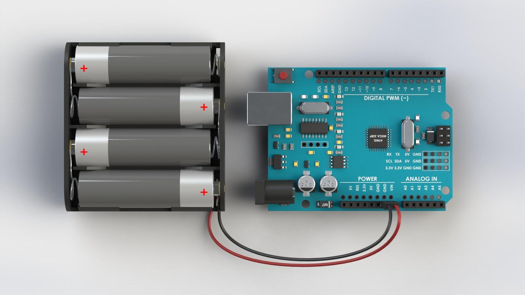 How to Power Up Arduino Uno