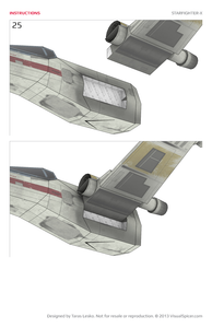 Starfighter-X Star Wars Inspired Paper Model