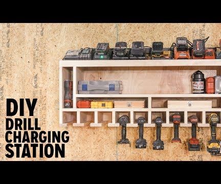 DIY Drill Charging Station 