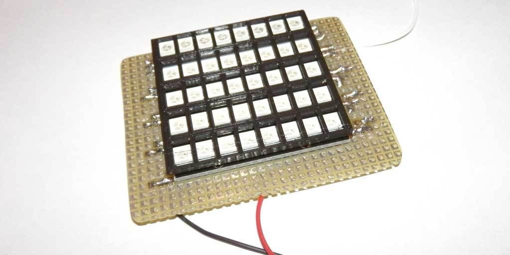 Hack in Neopixels Strips to Facilitate Soldering (I)