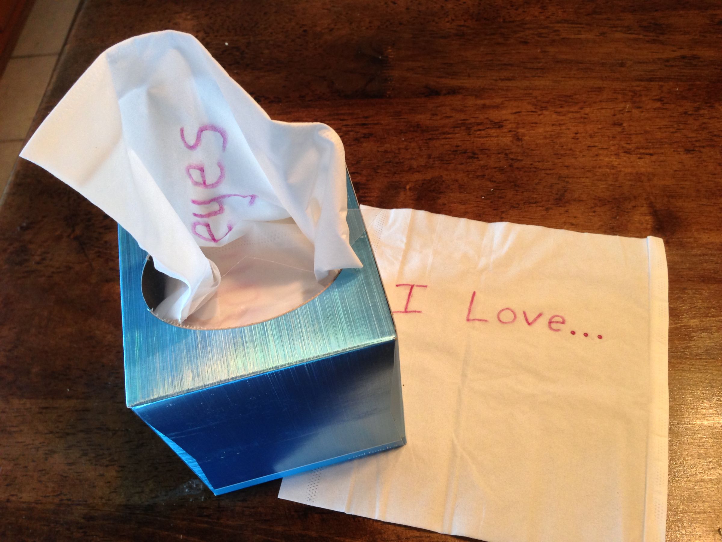 50 Ways to Say I Love You With a Kleenex Box