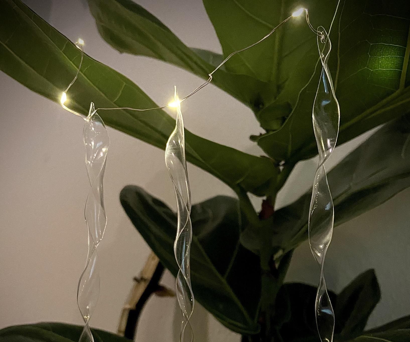 Recycled Plastic Icicle Decoration