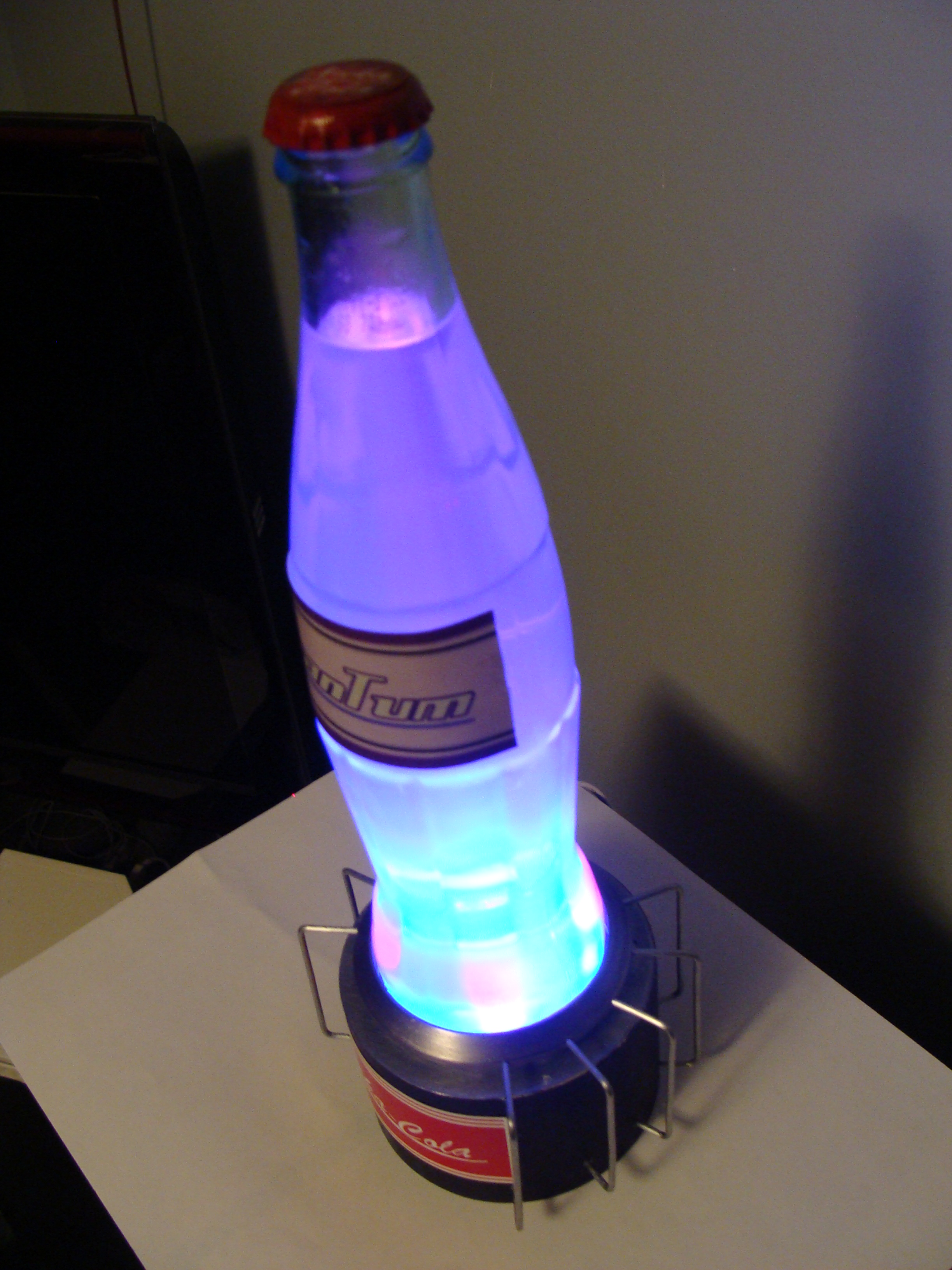 Nuka-Cola Quantum and Nuclear Reactor Display Stand