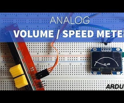Analog Speed or Volume Meter With Arduino