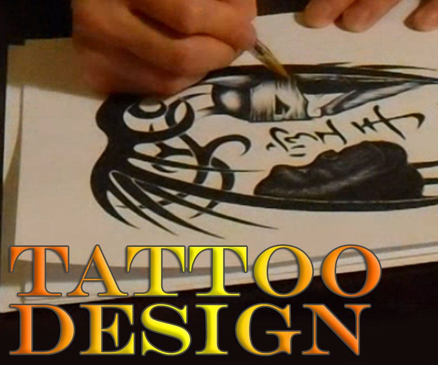 Tattoo Design - Human, Chimp & Computer - Draft #2 