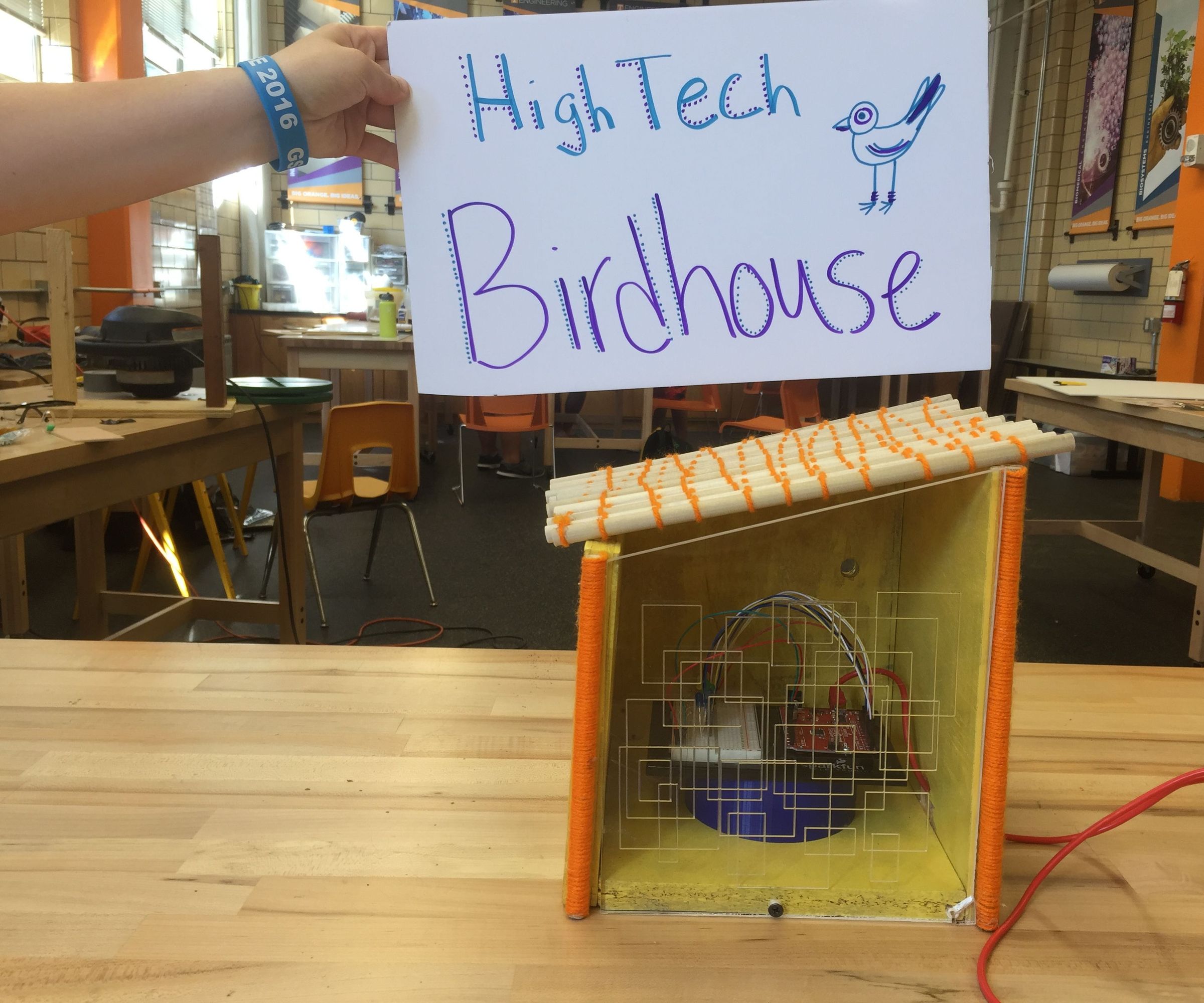 High-tech Birdhouse