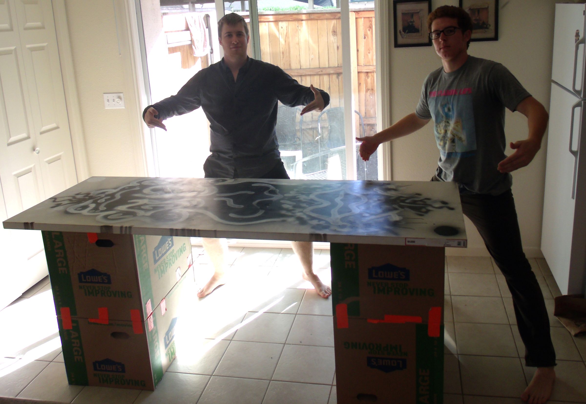 Cheap and Simple Beer Pong/coffee Table