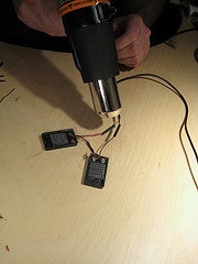 Step 5: Flux, Solder and Heat-shrink Loose Leads