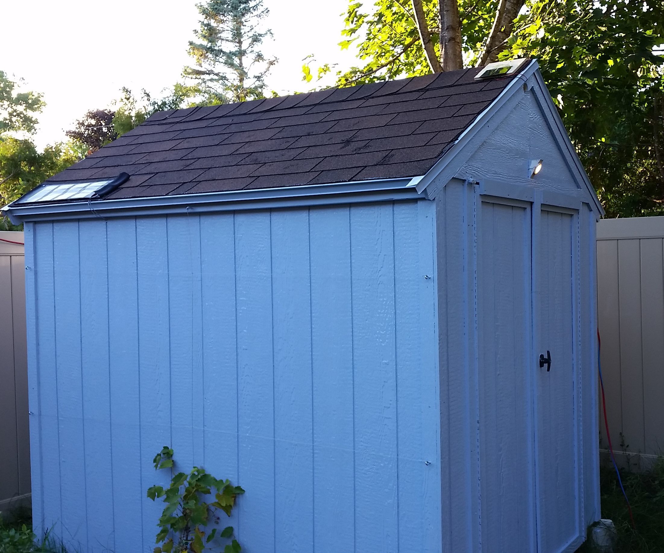 Dual Solar Shed (regulated and Unregulated)