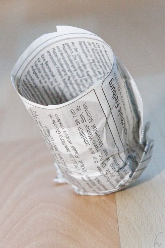 Make Biodegradable Seeding Pots.