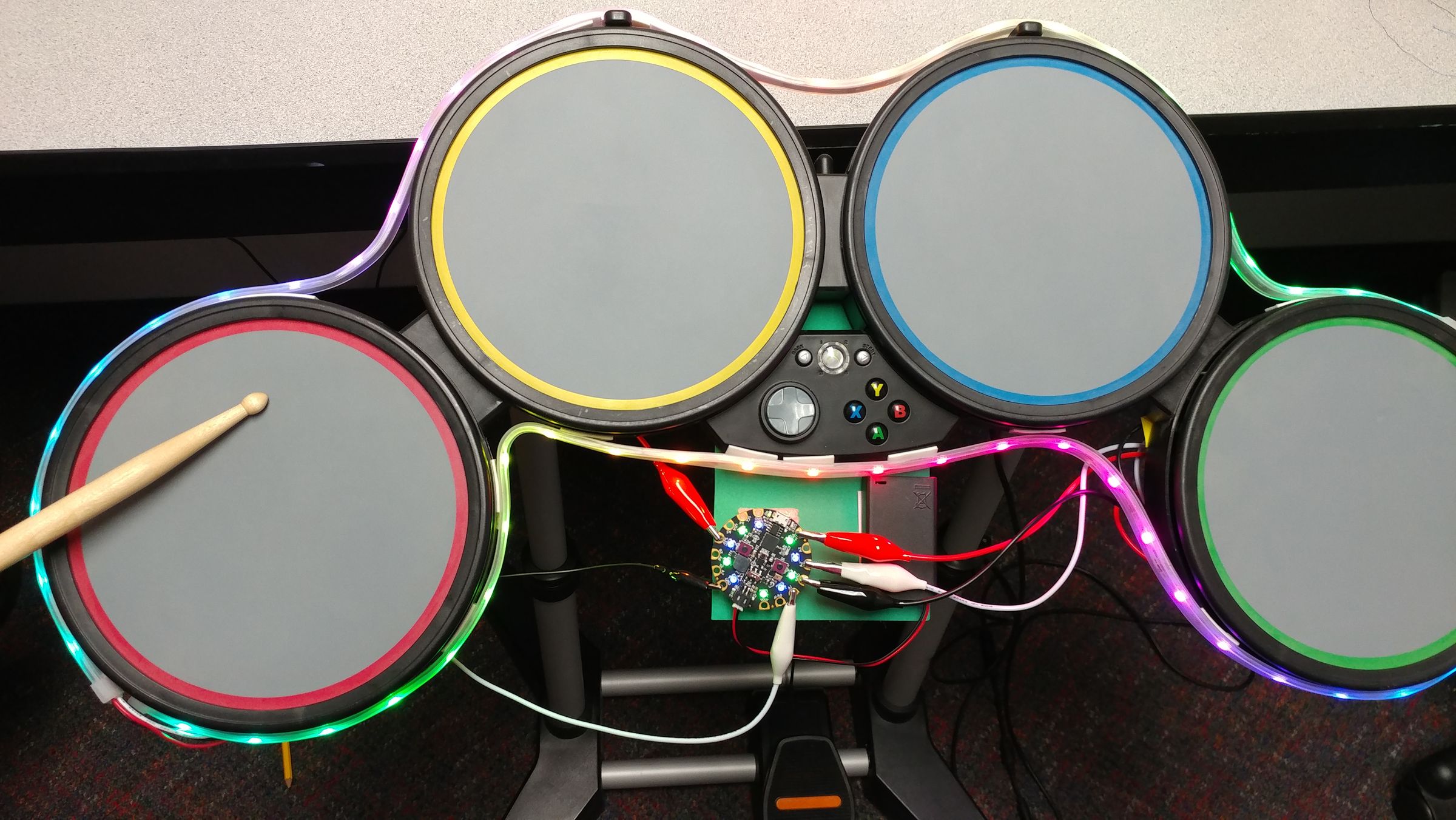 Light Up Drums With Metronome 4 Steps Instructables
