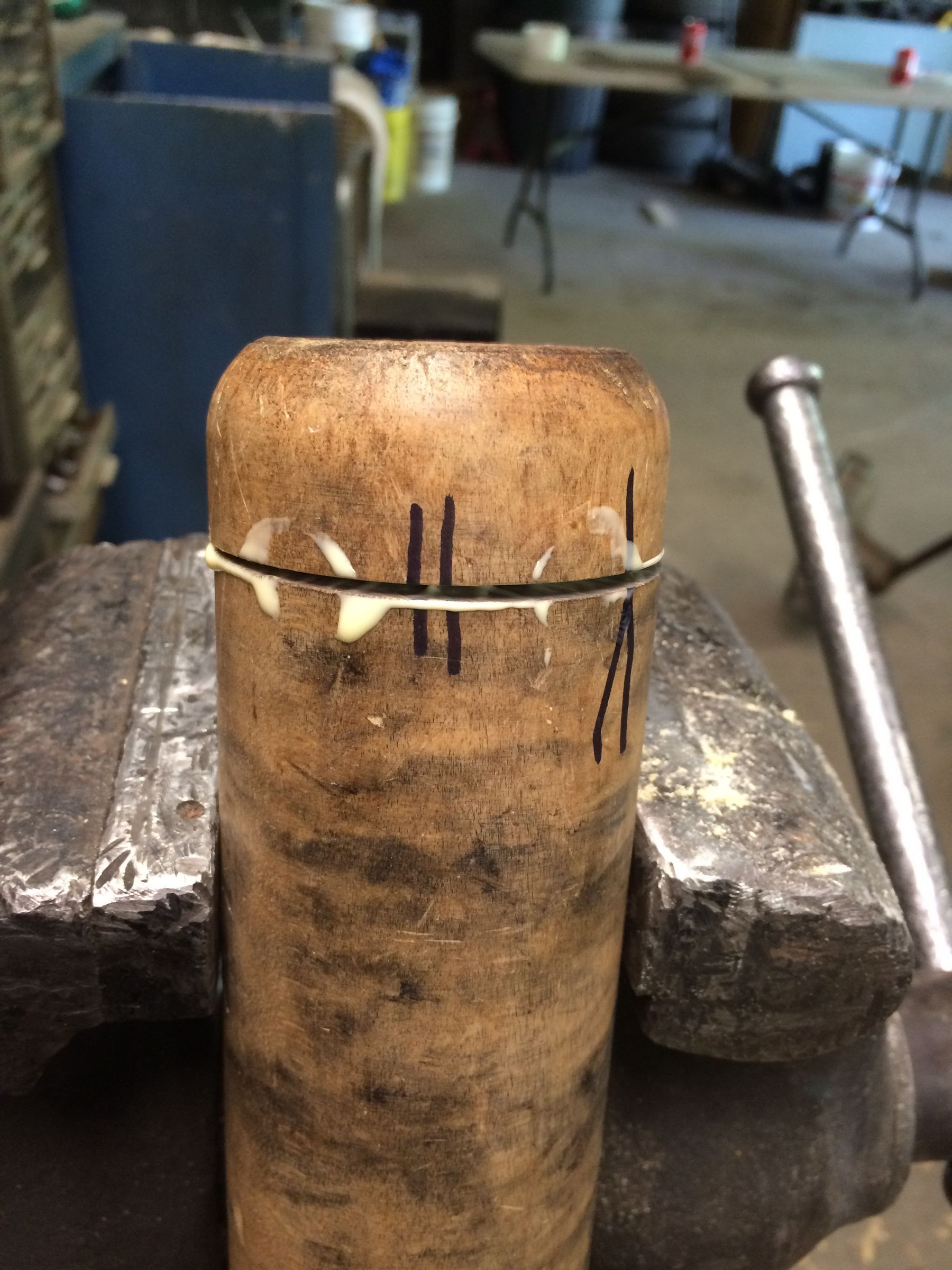 Corked Wooden Bat (illegal in Gameplay) 6 Steps Instructables