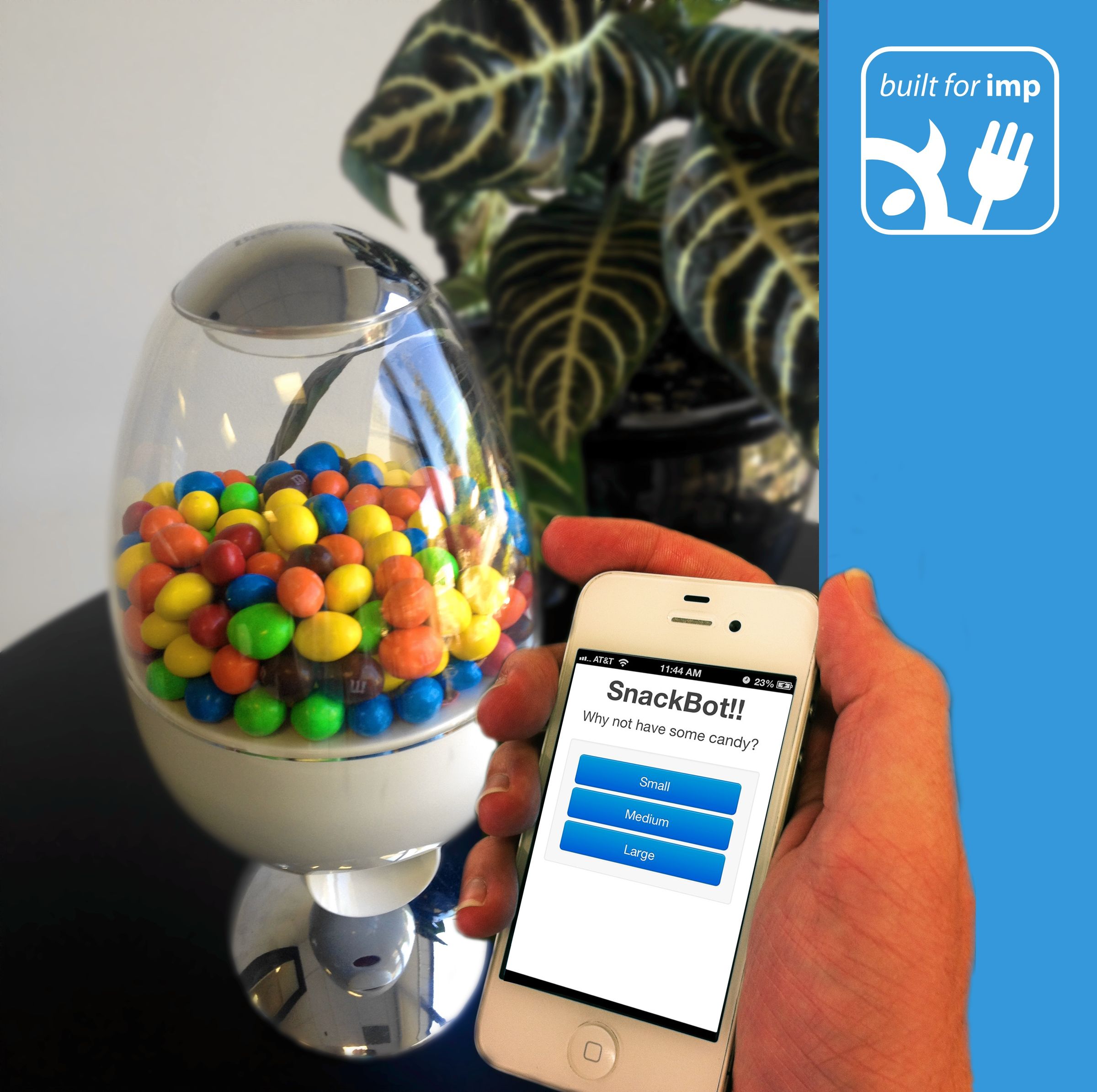 SnackBot: the Internet Connected Candy Machine!