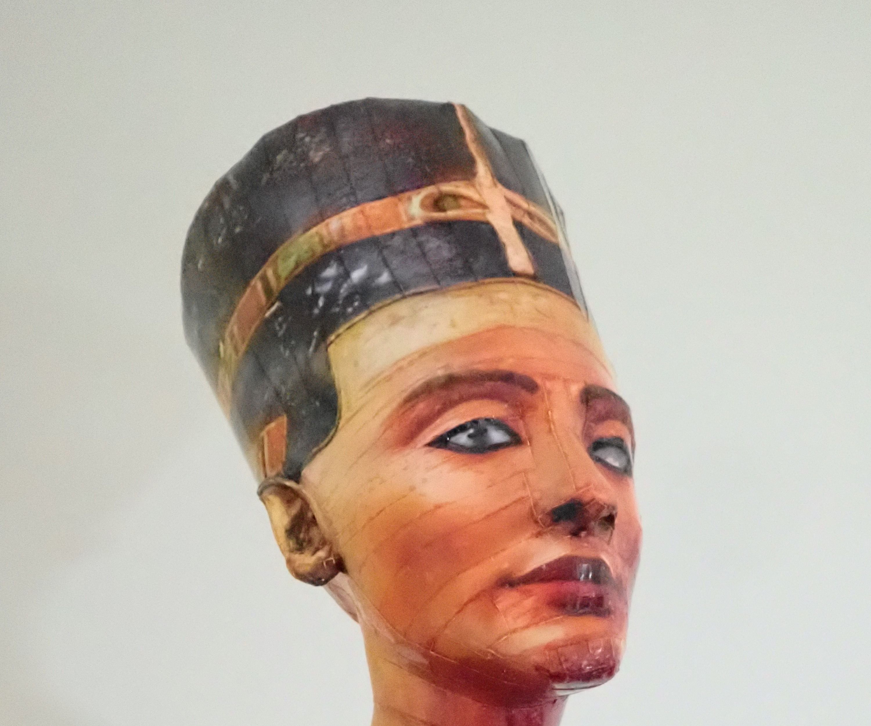 Nefertiti Bust Paper Model Replica