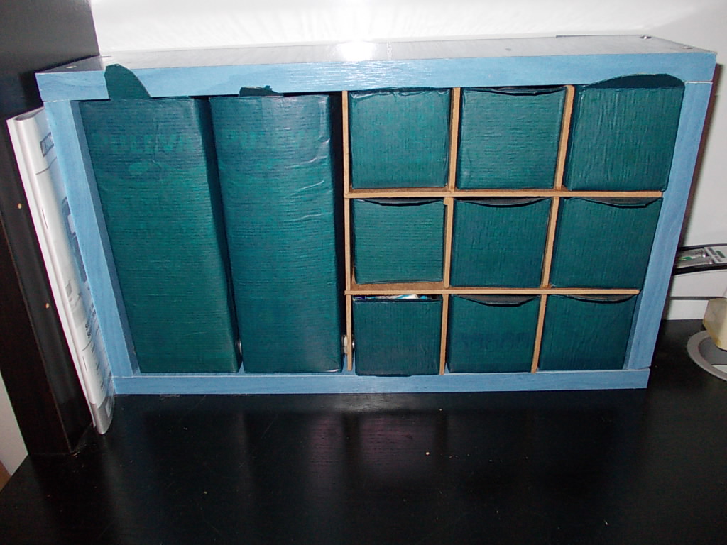 "Got Milk? Drawer Cabinet" or "esta Cajonera Es La Leche!"