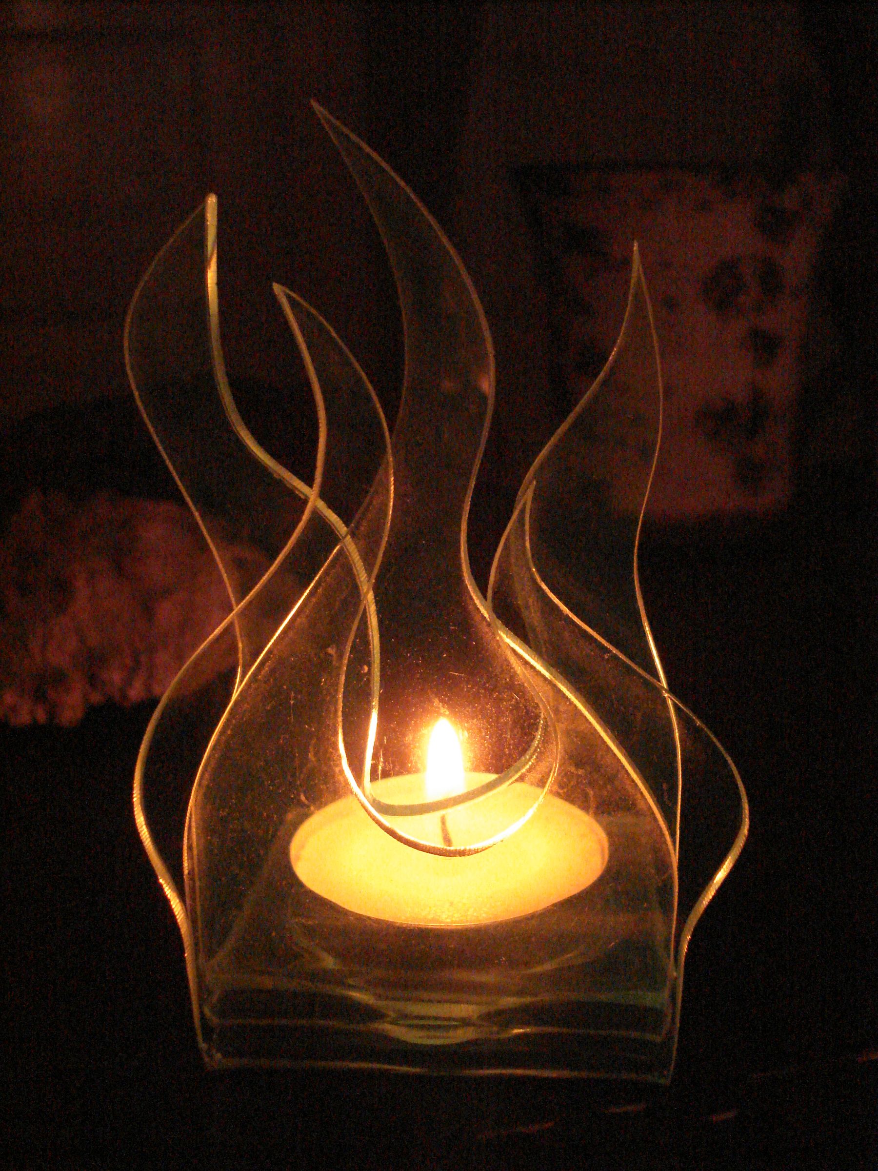 Acrylic Votive Candle Holder