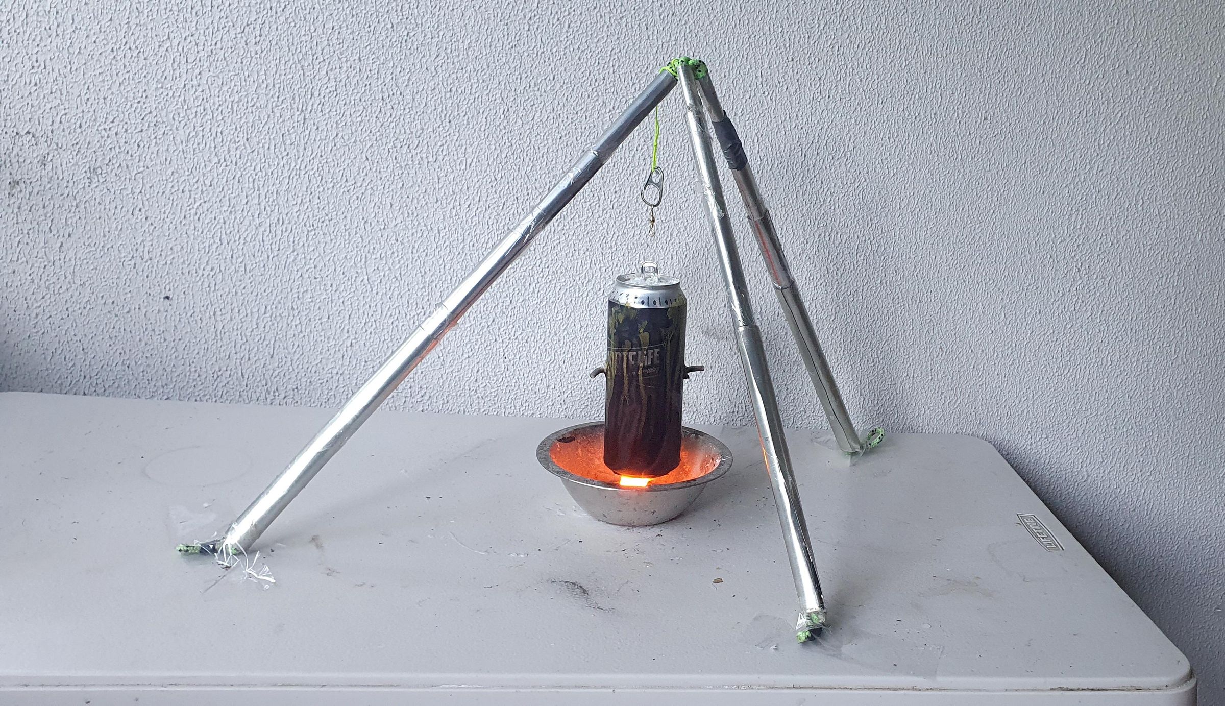 Steam Engine Using an Empty Beer Can