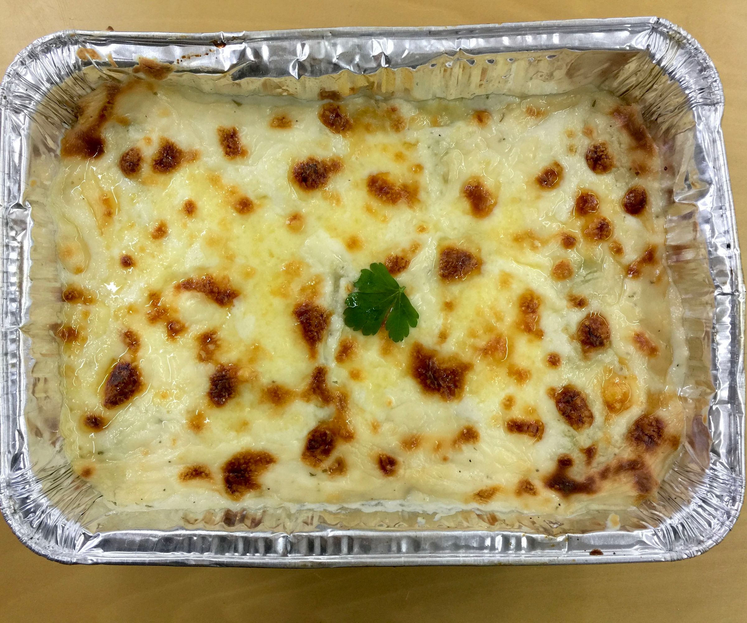 DELICIOUS ORGANIC SPINACH AND BOTTOM MUSHROOMS CANNELLONI FROM SCRATCH