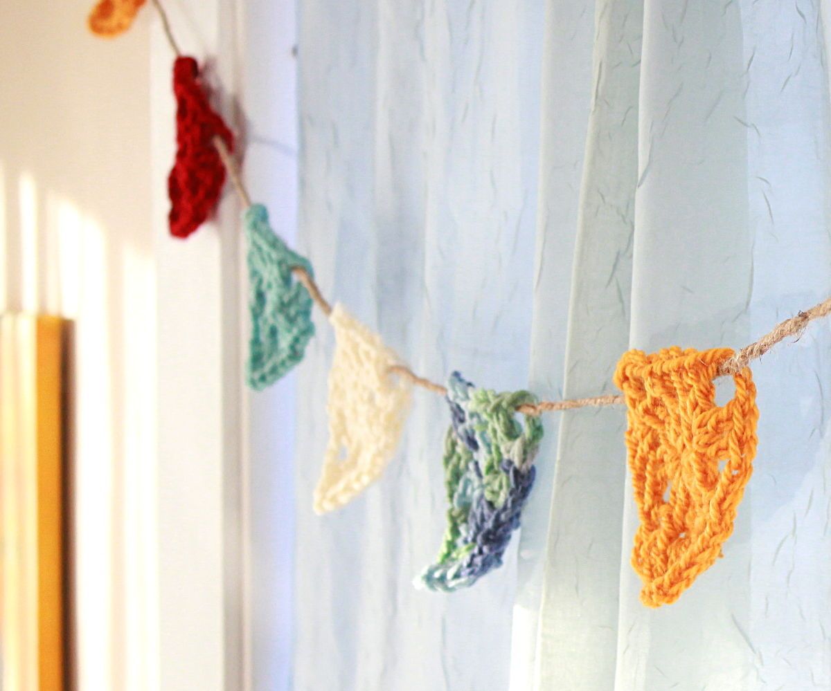 Colorful Crochet Bunting